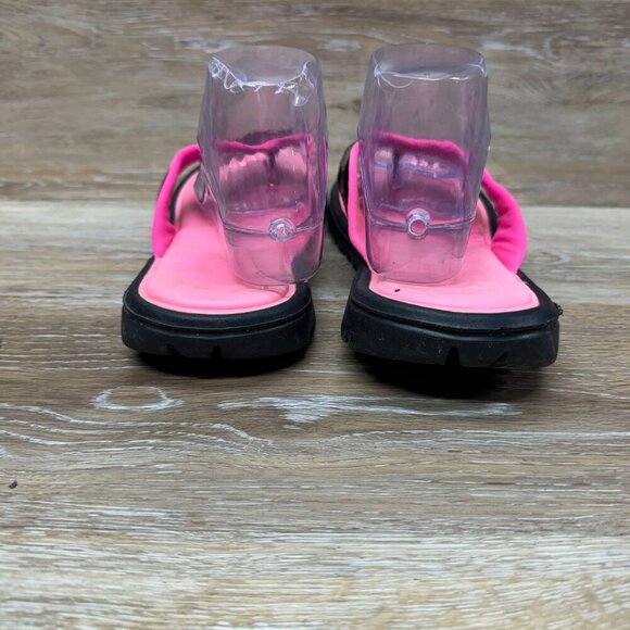 Fila  Memory Foam Black/Pink Thong Sandals Women's Size 9.5 - Picture 3 of 6